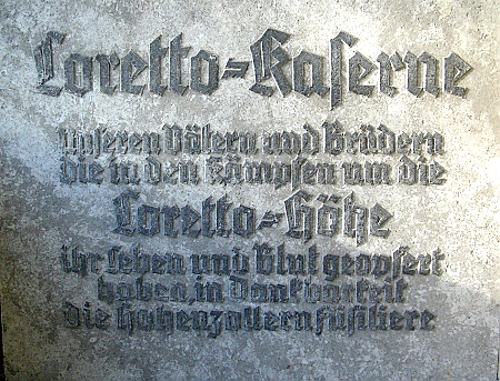 Gedenktafel Loretto