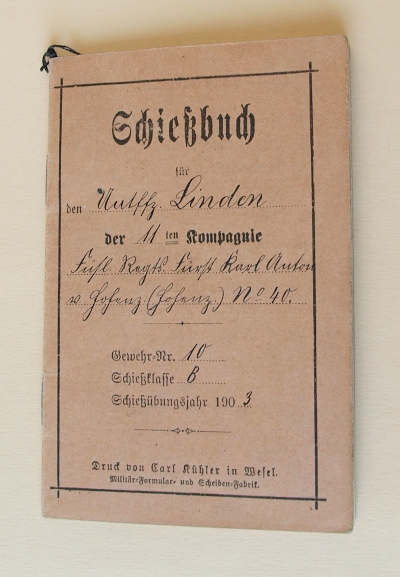 Schiessbuch 40er Fuesilier